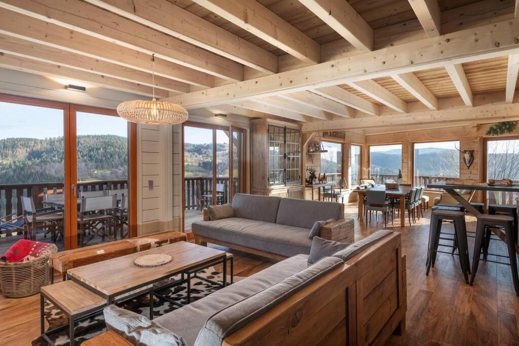 Luxueux Chalet Avec Vue Sur Les Pistes Et Le Hohneck Le Tholy Dış mekan fotoğraf